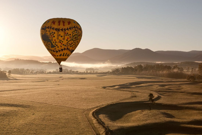 Ballonfahrt im Yarra Valley, Australien Rundreise