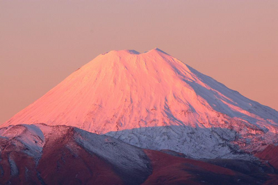 Mount Ngauruhoe, Tongariro Nationalpark, Neuseeland Mietwagenreise