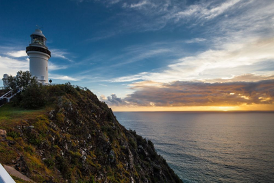 Leuchtturm, Byron Bay, Australien Mietwagenreise