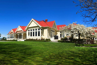 Außenansicht, Pen y Bryn Lodge, Oamaru, Neuseeland Luxusreise