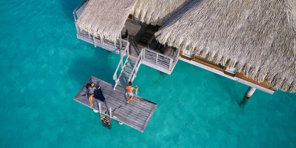 Overwater Villa, InterContinental Bora Bora Resort & Thalasso Spa, Französisch Polynesien, Südsee Reisen