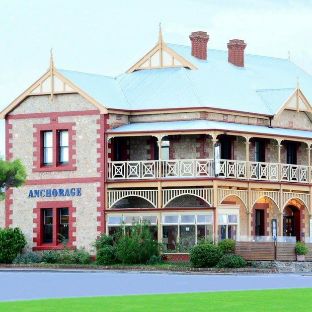 Aussenansicht, Anchorage Hotel, Victor Harbour, Australien Rundreise